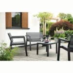 Set mobilier gradina KETER Emily, 4 piese, grafit