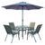 Set mobilier gradina / terasa / curte Kring Kamira, masa, 4 scaune , umbrela Review si Pareri utile
